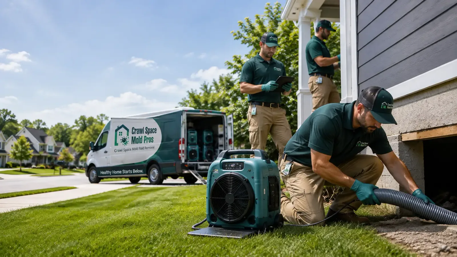 Crawl Space Mold Removal in Harleigh, PA